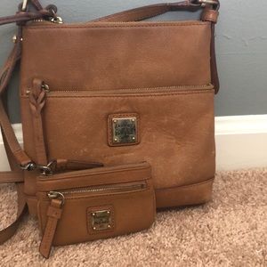 Brown Dooney & Bourke Crossbody Bag